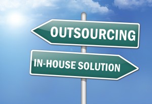 Way Signs "Outsourcing - In-House Solutions"